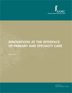Image of the book cover for 'Innovations at the Interface of Primary and Specialty Care'