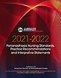 Image of the book cover for '2021-2022 Perianesthesia Nursing Standards, Practice Recommendations and Interpretive Statements'