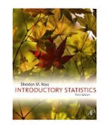 Image of the book cover for 'Introductory Statistics'