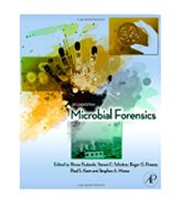 Image of the book cover for 'Microbial Forensics'