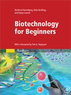 Image of the book cover for 'Biotechnology for Beginners'