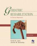 Image of the book cover for 'GERIATRIC REHABILITATION'