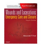 Image of the book cover for 'Wounds and Lacerations'