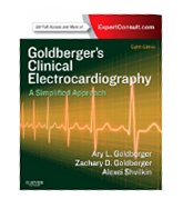 Image of the book cover for 'GOLDBERGER'S CLINICAL ELECTROCARDIOGRAPHY'