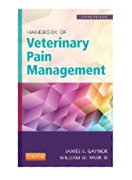 Image of the book cover for 'Handbook of Veterinary Pain Management'