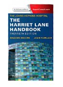 Image of the book cover for 'The Harriet Lane Handbook'