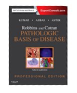 Image of the book cover for 'ROBBINS AND COTRAN PATHOLOGIC BASIS OF DISEASE'