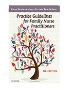 Image of the book cover for 'Practice Guidelines for Family Nurse Practitioners'