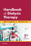 Image of the book cover for 'Handbook of Dialysis Therapy'