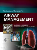 Image of the book cover for 'Hagberg and Benumof's Airway Management'