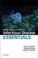 Image of the book cover for 'MANDELL, DOUGLAS, AND BENNETT'S INFECTIOUS DISEASE ESSENTIALS'