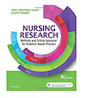 Image of the book cover for 'Nursing Research: Methods and Critical Appraisal for Evidence-Based Practice'