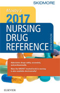 Image of the book cover for 'Mosby's 2017 Nursing Drug Reference'