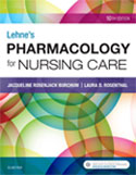 Image of the book cover for 'Lehne's Pharmacology for Nursing Care'