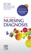 Image of the book cover for 'Mosby's Guide to Nursing Diagnosis'