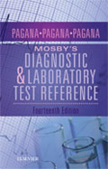 Image of the book cover for 'Mosby's Diagnostic and Laboratory Test Reference'