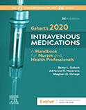 Image of the book cover for 'Gahart's 2020 Intravenous Medications'