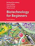 Image of the book cover for 'Biotechnology for Beginners'