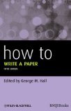 Image of the book cover for 'How To Write a Paper'