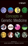 Image of the book cover for 'Concepts in Genetic Medicine'