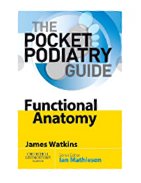 Image of the book cover for 'Pocket Podiatry: Functional Anatomy'