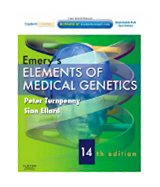 Image of the book cover for 'Emery's Elements of Medical Genetics'