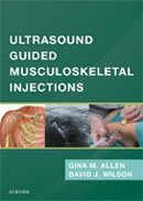 Image of the book cover for 'Ultrasound Guided Musculoskeletal Injections'