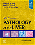 Image of the book cover for 'MacSween's Pathology of the Liver'