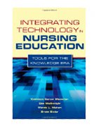 Image of the book cover for 'INTEGRATING TECHNOLOGY IN NURSING EDUCATION'