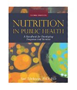 Image of the book cover for 'Nutrition In Public Health'