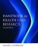 Image of the book cover for 'Handbook For Health Care Research'