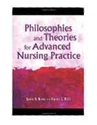 Image of the book cover for 'Philosophies And Theories For Advanced Nursing Practice'