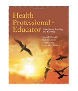 Image of the book cover for 'HEALTH PROFESSIONAL AS EDUCATOR'