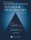 Image of the book cover for 'KAPLAN & SADOCK'S COMPREHENSIVE TEXTBOOK OF PSYCHIATRY'