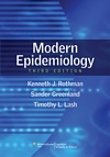 Image of the book cover for 'Modern Epidemiology'