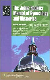 Image of the book cover for 'THE JOHNS HOPKINS MANUAL OF GYNECOLOGY AND OBSTETRICS'