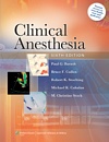 Image of the book cover for 'Clinical Anesthesia'