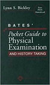 Image of the book cover for 'BATES' POCKET GUIDE TO PHYSICAL EXAMINATION AND HISTORY TAKING'