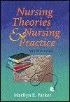 Image of the book cover for 'NURSING THEORIES & NURSING PRACTICE'
