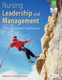 Image of the book cover for 'Nursing Leadership and Management'