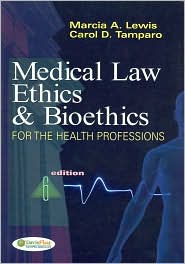 Image of the book cover for 'MEDICAL LAW, ETHICS, & BIOETHICS'