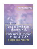 Image of the book cover for 'NURSING LEADERSHIP, MANAGEMENT, AND PROFESSIONAL PRACTICE FOR THE LPN/LVN'