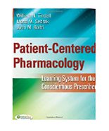 Image of the book cover for 'PATIENT-CENTERED PHARMACOLOGY: LEARNING SYSTEM FOR THE CONSCIENTIOUS PRESCRIBER'