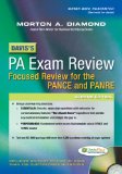 Image of the book cover for 'Davis's PA Exam Review'