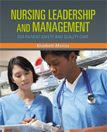 Image of the book cover for 'Nursing Leadership and Management for Patient Safety and Quality Care'