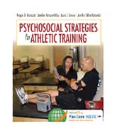 Image of the book cover for 'Psychosocial Strategies for Athletic Training'