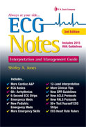 Image of the book cover for 'ECG Notes'