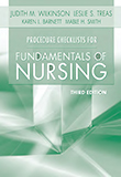 Image of the book cover for 'Procedure Checklists for Fundamentals of Nursing'