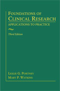 Image of the book cover for 'Foundations of Clinical Research'