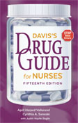 Image of the book cover for 'Davis's Drug Guide for Nurses'